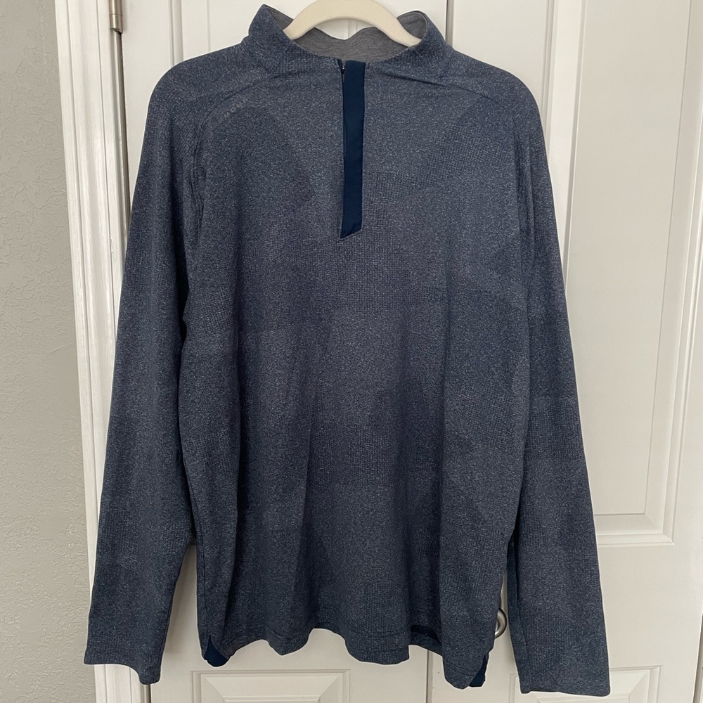 Under Armour Men’s Quarter Zip Pullover - XL Navy Blue